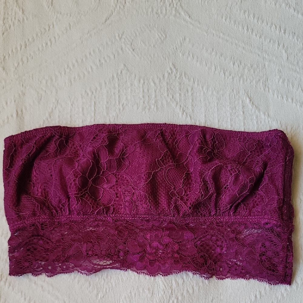 LAmade Lace Bandeau in Deep Purple